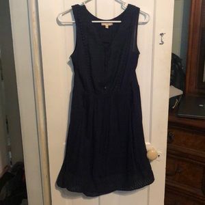Skies are Blue navy sleeveless sun dress